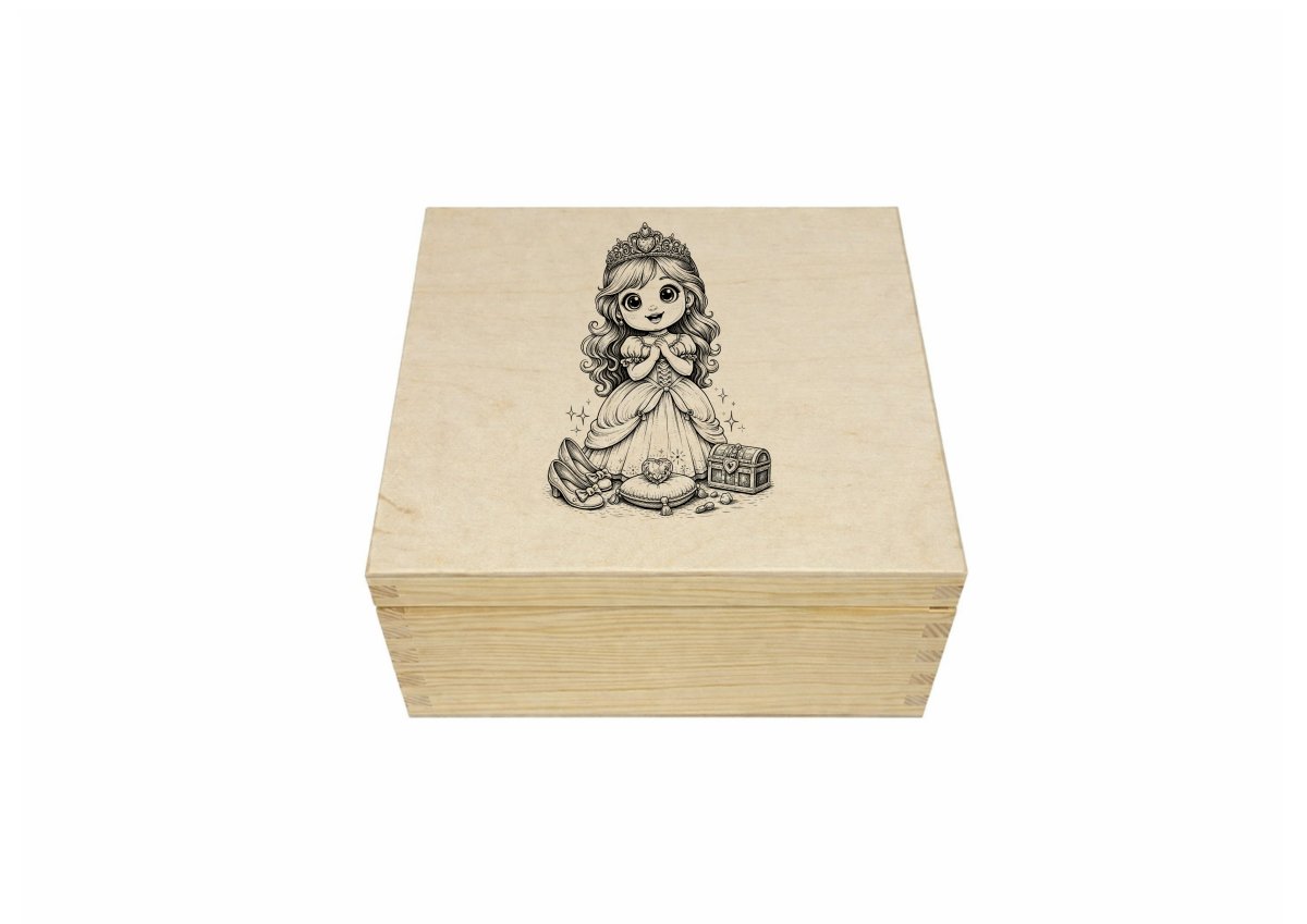 Dřevěná krabička 12,5cm x 12,5 cm
