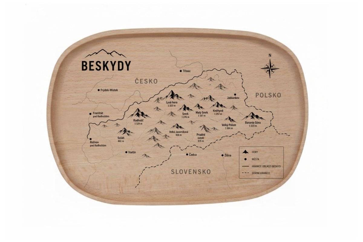 Gravírovaný Podnos Váš návrh